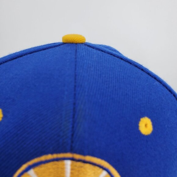 Golden State Warriors Blue and Yellow Men's Snapback NBA Hat Cap - Picture 9 of 13